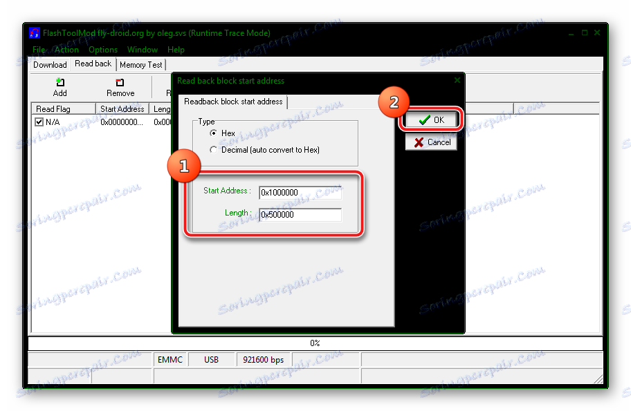 Fly IQ4415 Era Style FlashToolMod бекап NVRAM значення Start Address Length