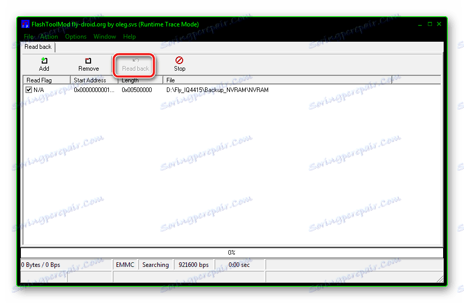Fly IQ4415 Era Style 3 FlashToolMod бекап NVRAM Read back