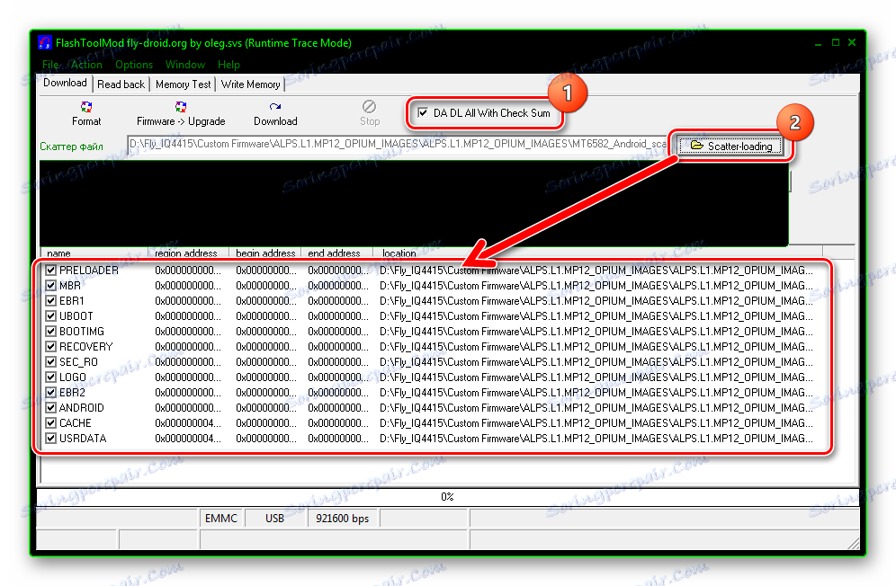 Fly IQ4415 Era Style 3 FlashToolMod прошивка Андроїд 5,1 завантаження Скаттер-файлу