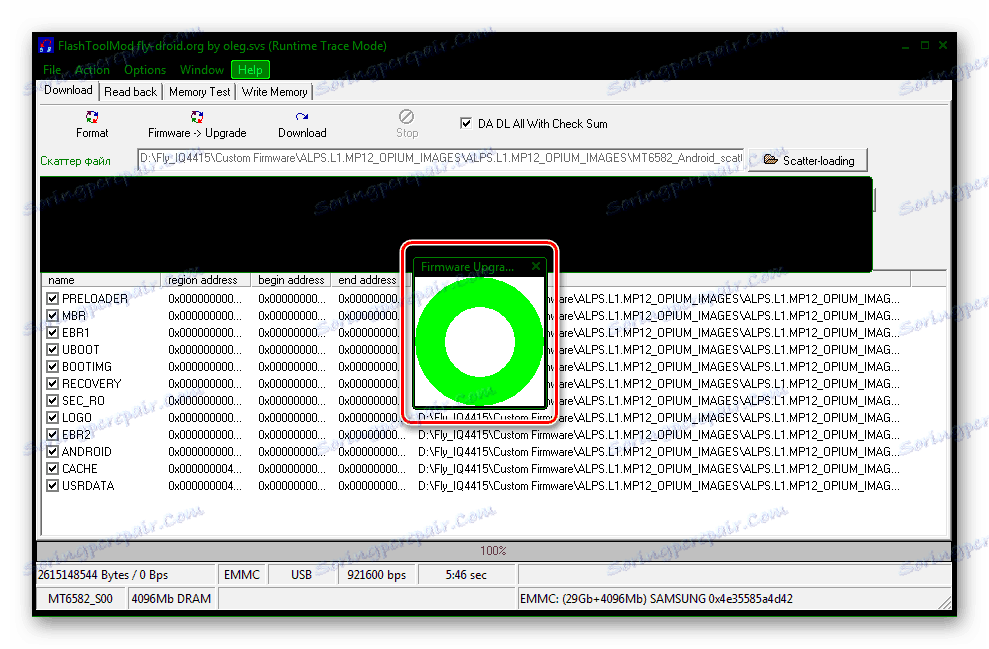 Fly IQ4415 Era Style 3 FlashToolMod прошивка Android 5.1 завершена