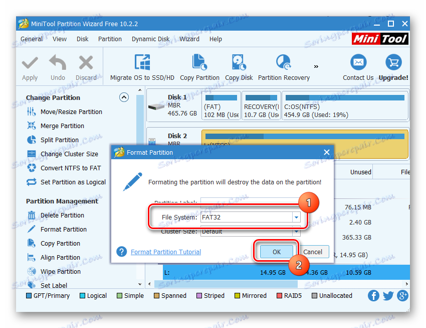 Príprava MAG250 vo formáte flash disk vo Fat32