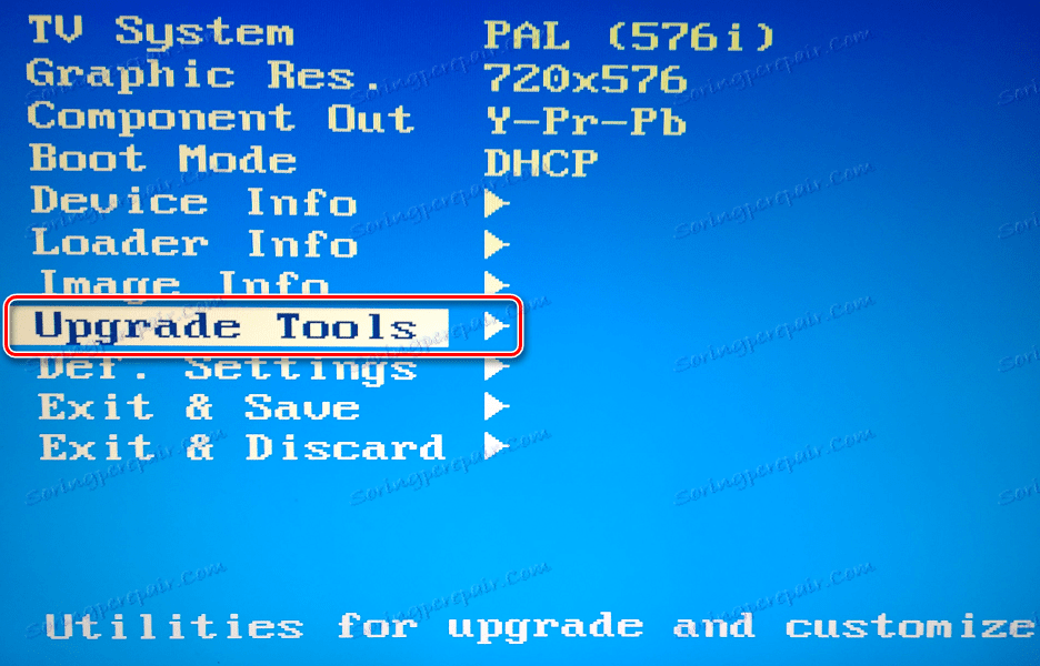 Nástroje MAG 250 BIOS UPGRADE