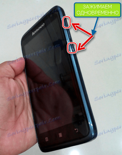 Lenovo A526 vstup do obnovy.