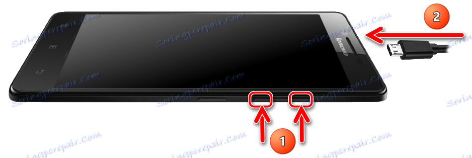 Pripojenie Lenovo A6000 v režime firmvéru