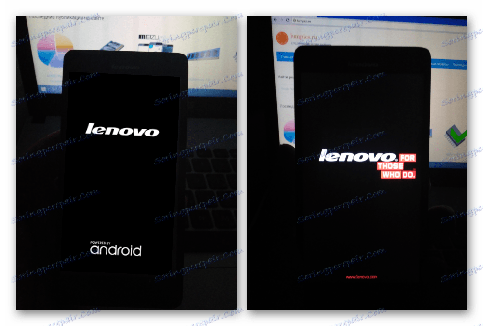 Lenovo A6000 sa reštartuje po nainštalovaní firmvéru prostredníctvom obnovy z výroby
