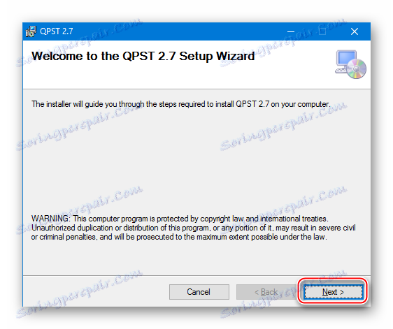 Lenovo A6000 Firmware cez QPST začiatok inštalácie