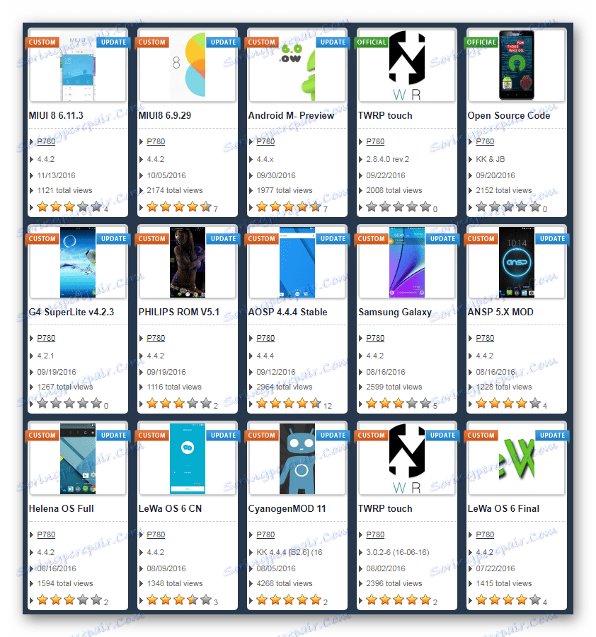 Lenovo P780 кастомные прошивки для аппарата
