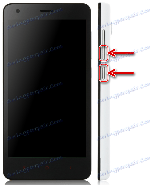 Xiaomi Redmi 2 se začne v načinu Fastboot