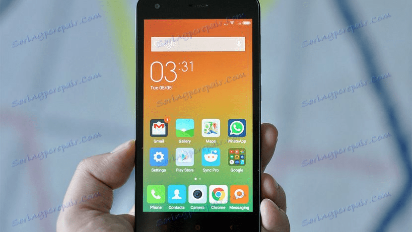 Xiaomi Redmi 2 navodila za firmware WCDMA-verzijo pametnega telefona