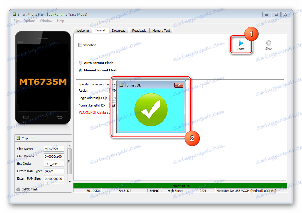 ZTE Blade A510 SP Flash orodje Format OK