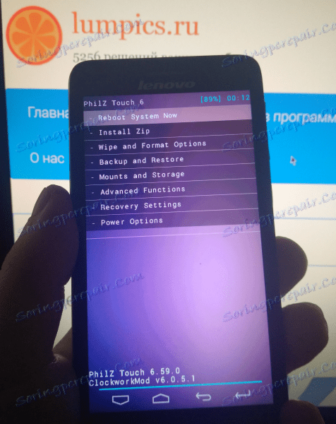 Lenovo S660 Philz Touch Recovery для установки кастомов в аппарат