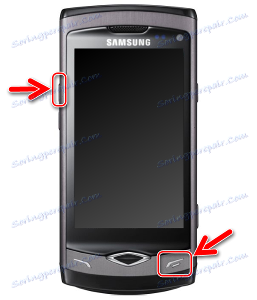 Samsung Wave GT-S8500 wejście do odzyskiwania