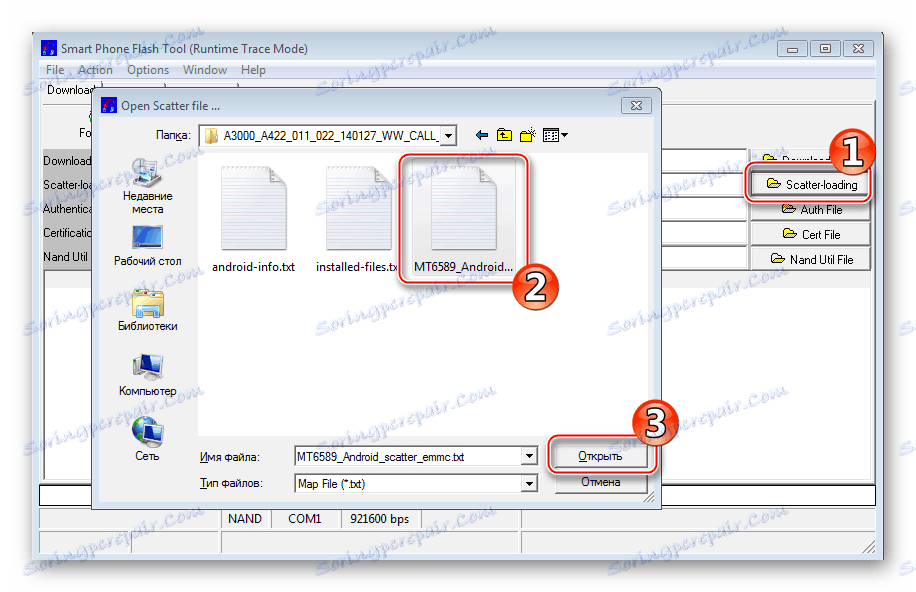 Lenovo IdeaTab A3000-H Pridanie súboru Scatter do nástroja Flash