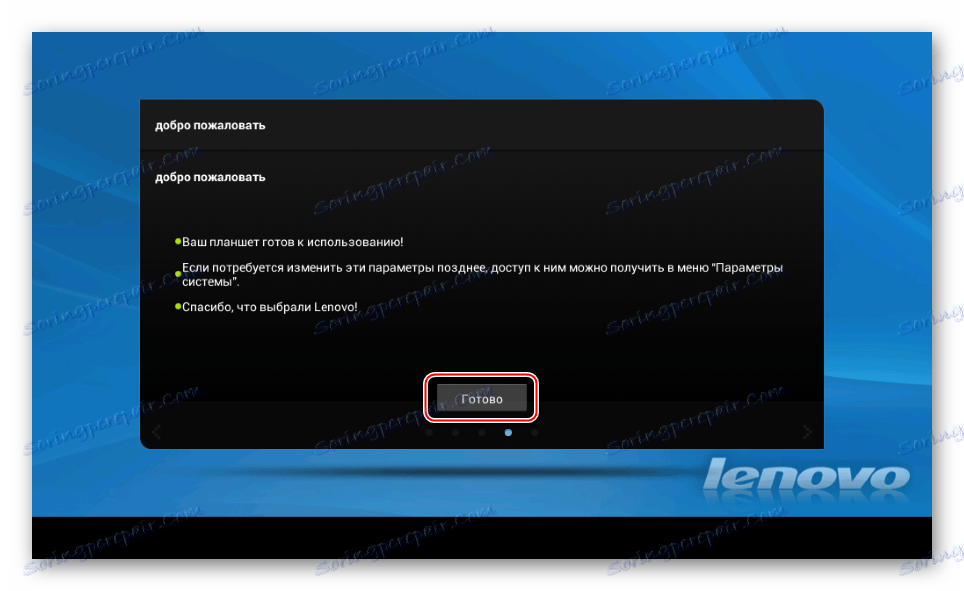 Počiatočné nastavenie Lenovo IdeaTab A3000-H