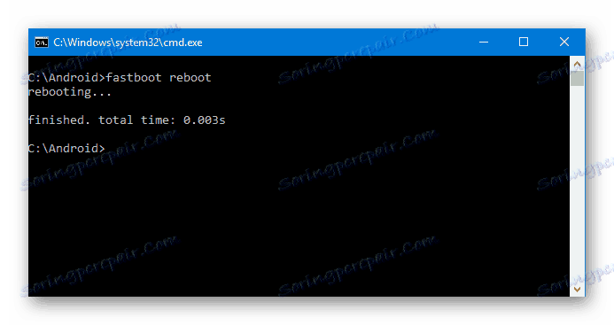 ponowne uruchomienie fastboot