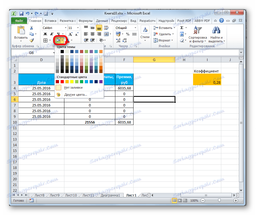 Malování na pásku v aplikaci Microsoft Excel