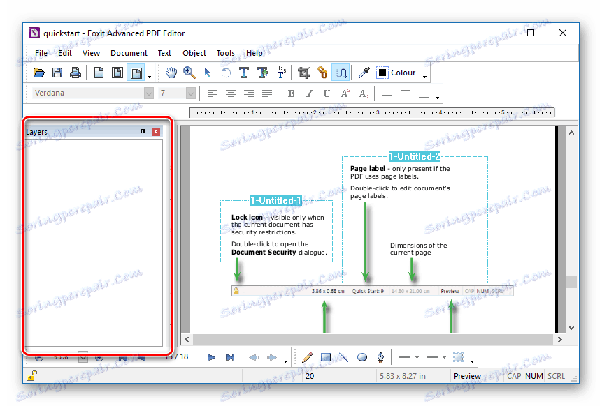 Vrstvy ve Foxit Advanced PDF Editoru
