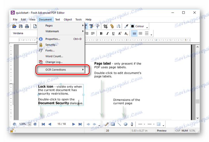 OCR ve Foxit Advanced PDF Editoru