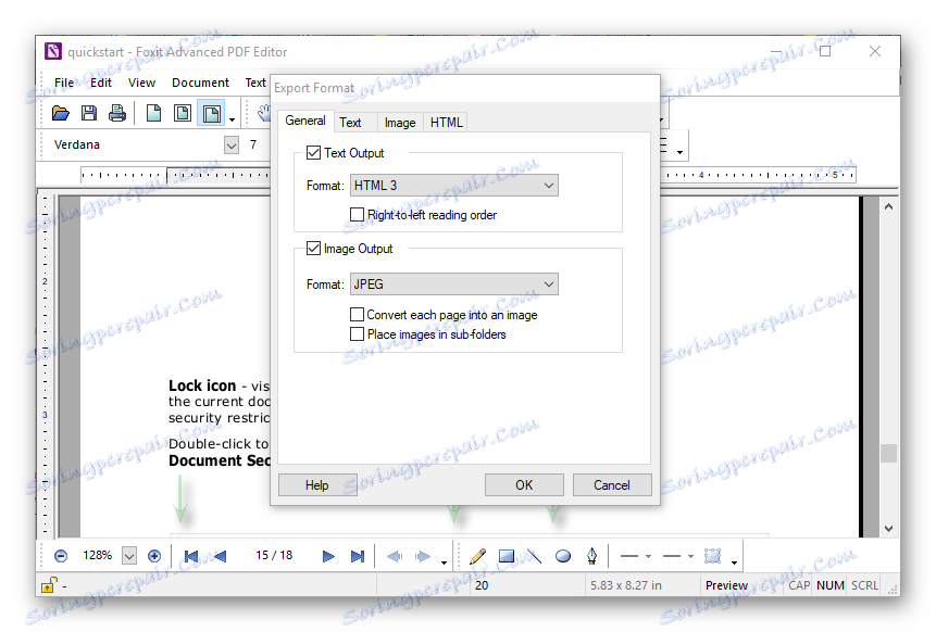 Export do Foxit Advanced PDF Editoru