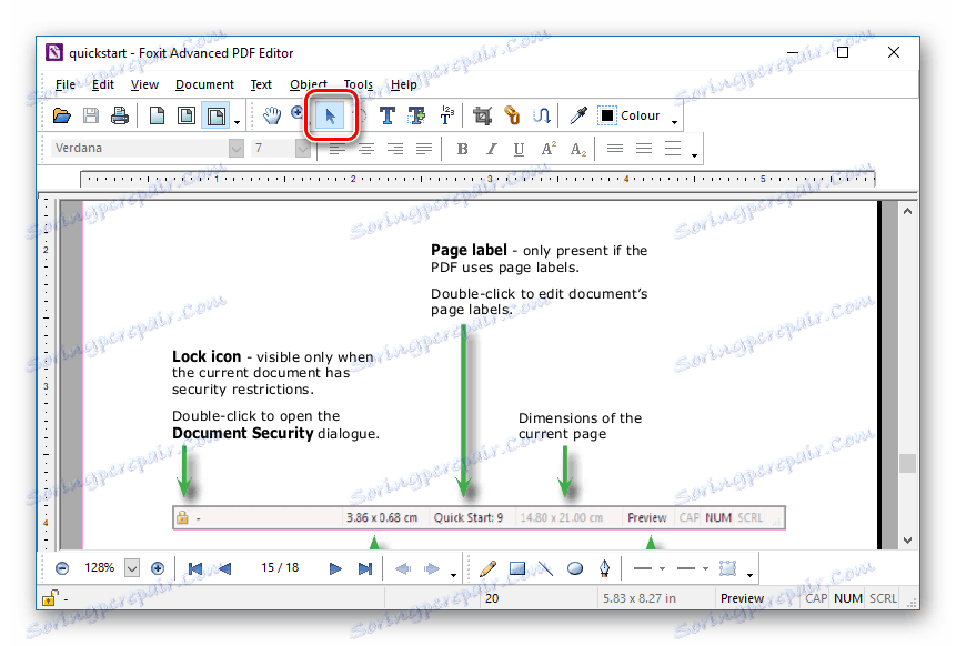 Editor objektů ve Foxit Advanced PDF Editoru
