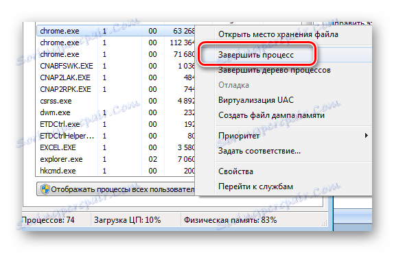Завршите процес Виндовс 7