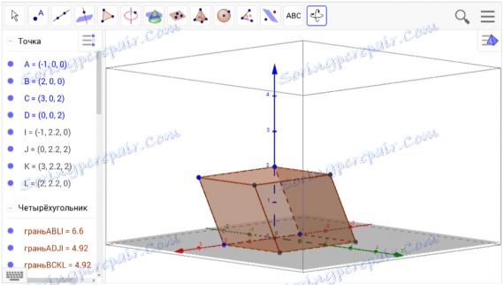 Stereometrie v geogebru