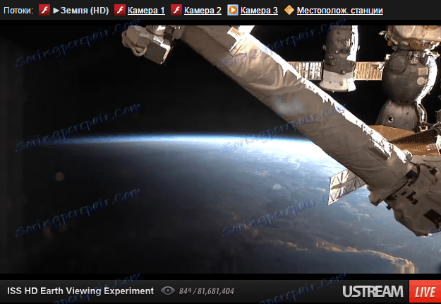 Уеб камера на ISS Eye of TV