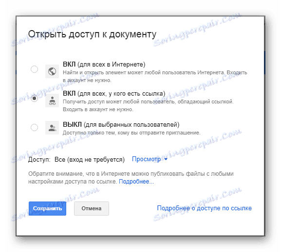 Možnost, da onemogočite skupno rabo datotek na spletnem mestu Google Cloud Storage