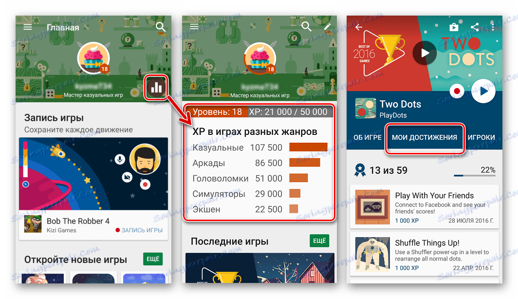 Google Play Games Player Achievements