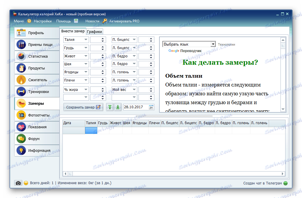 Измерванията на