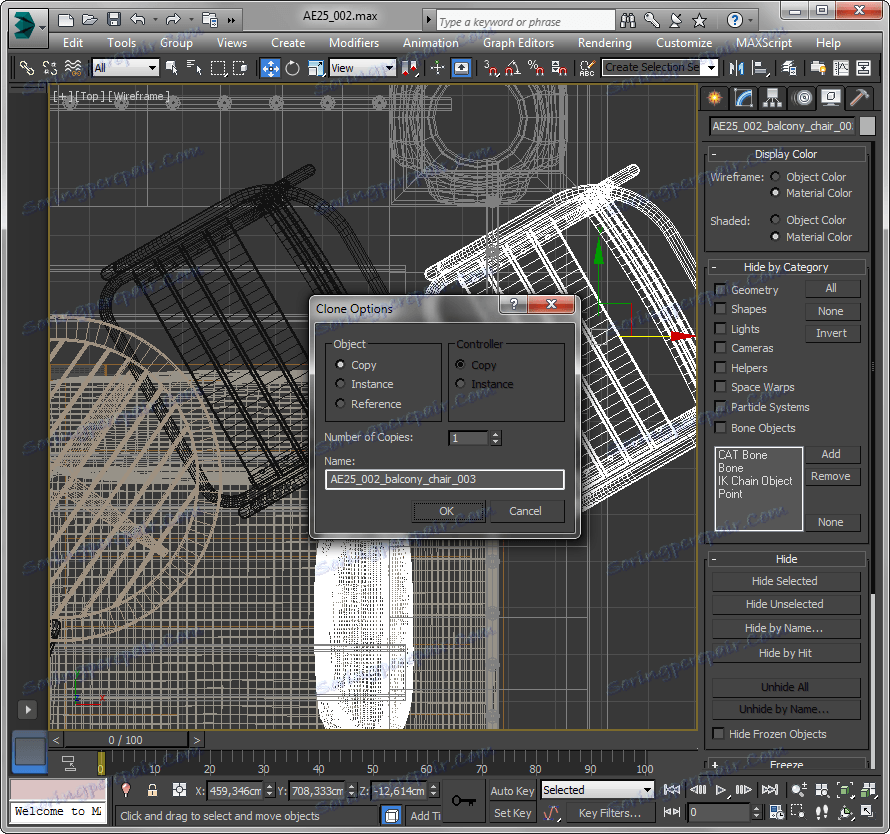 Hot klávesy v 3ds Max 7