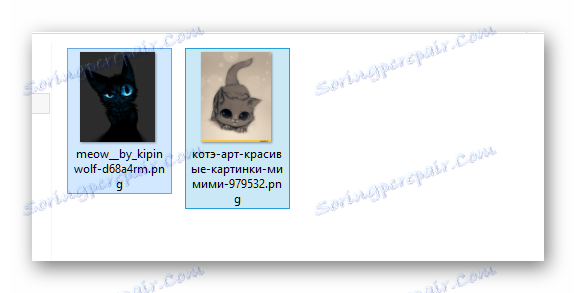 Dodelitev fotografij, naloženih v album VKontakte