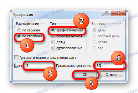 Напредък в прозореца на Microsoft Excel