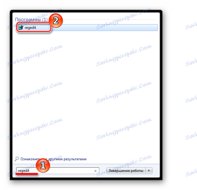 Kako pokrenuti Registry Editor pretraživanjem u sustavu Windows 7