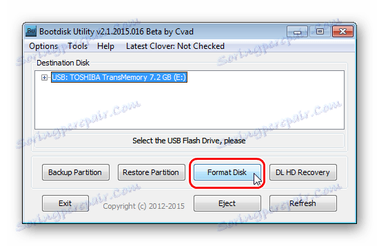 формат в BootDiskUtility
