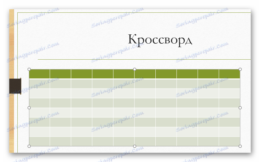 Standardowa tabela PowerPoint