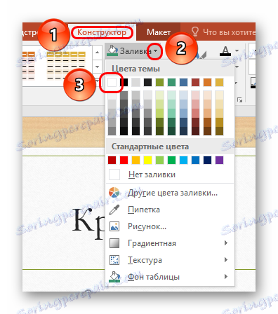 Zmień wypełnienie tabeli w programie PowerPoint
