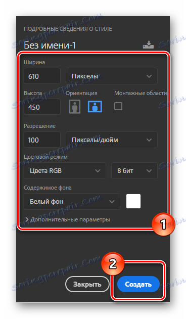 Dimenzovanie vytvoreného obrázka vo Photoshope