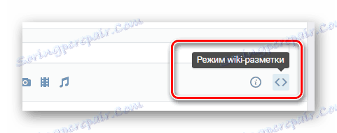 Znova povolte značkovací režim wiki v menu úprav na stránke VK