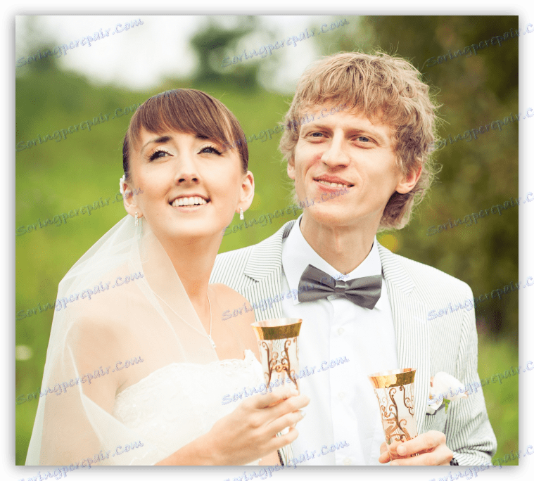 Původní obrázek pro zdobení fotografií ve Photoshopu