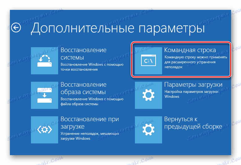 Príkazový riadok pred spustením systému Windows