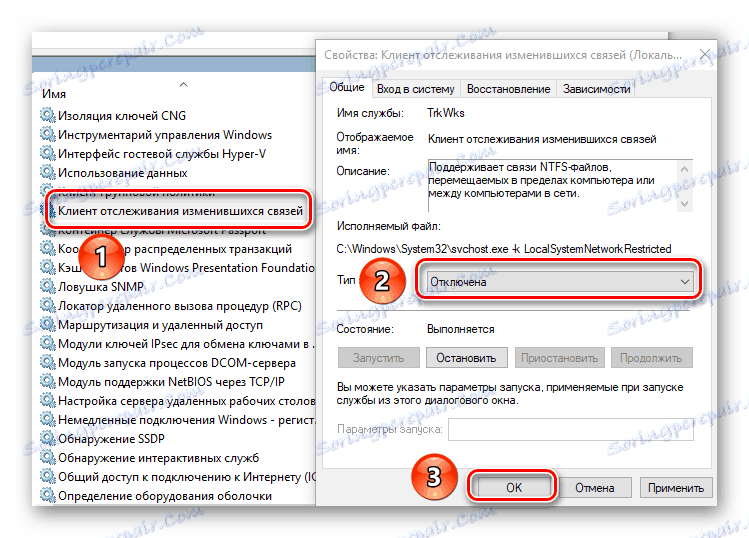 Zakázanie sledovacieho klienta pre zmenené odkazy v systéme Windows