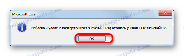 Informační okno v aplikaci Microsoft Excel