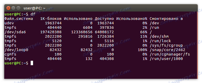 дф команда у Линук терминалу