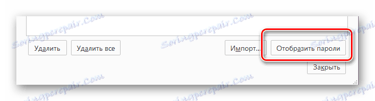 Otvorenie hesla v nastaveniach prehliadača Mazil Firefox