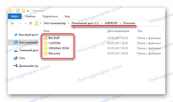 Mapa SP Flash Alata s firmware-om