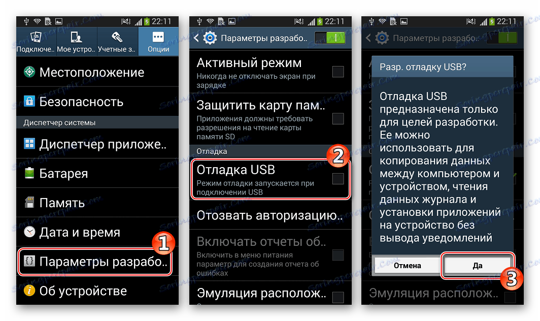 Inštalácia Samsung Galaxy S3 GT-I9300 Debugovanie od spoločnosti YUSB