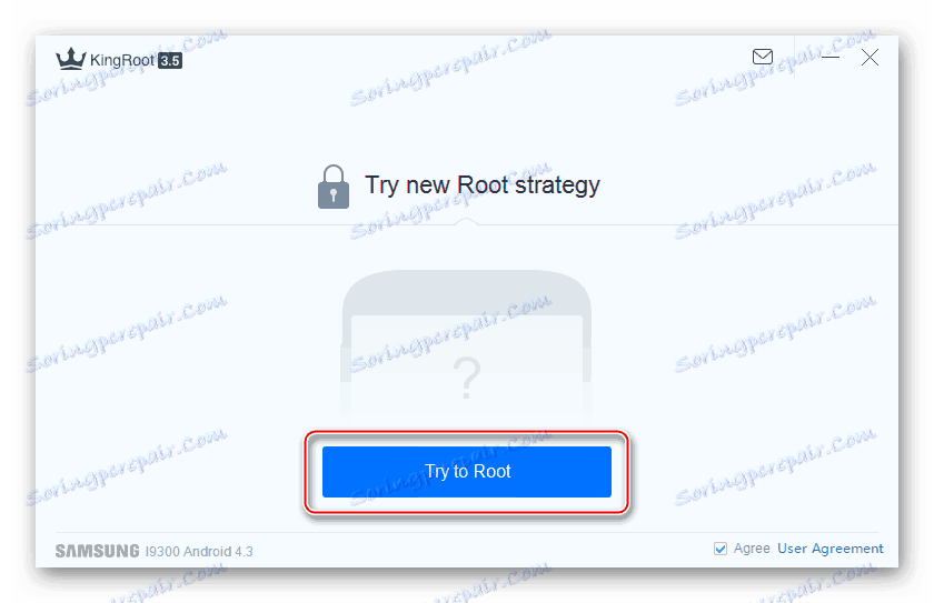 Samsung GT-I9300 Galaxy S III právo Superuser - KingRoot