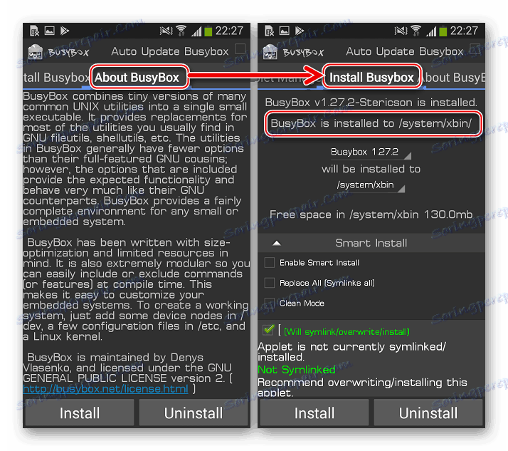 Samsung Galaxy S3 GT-I9300 BusyBox nainštalovaný
