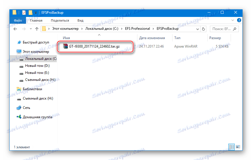 Záložný súbor Samsung GT-I9300 Galaxy S III EFS